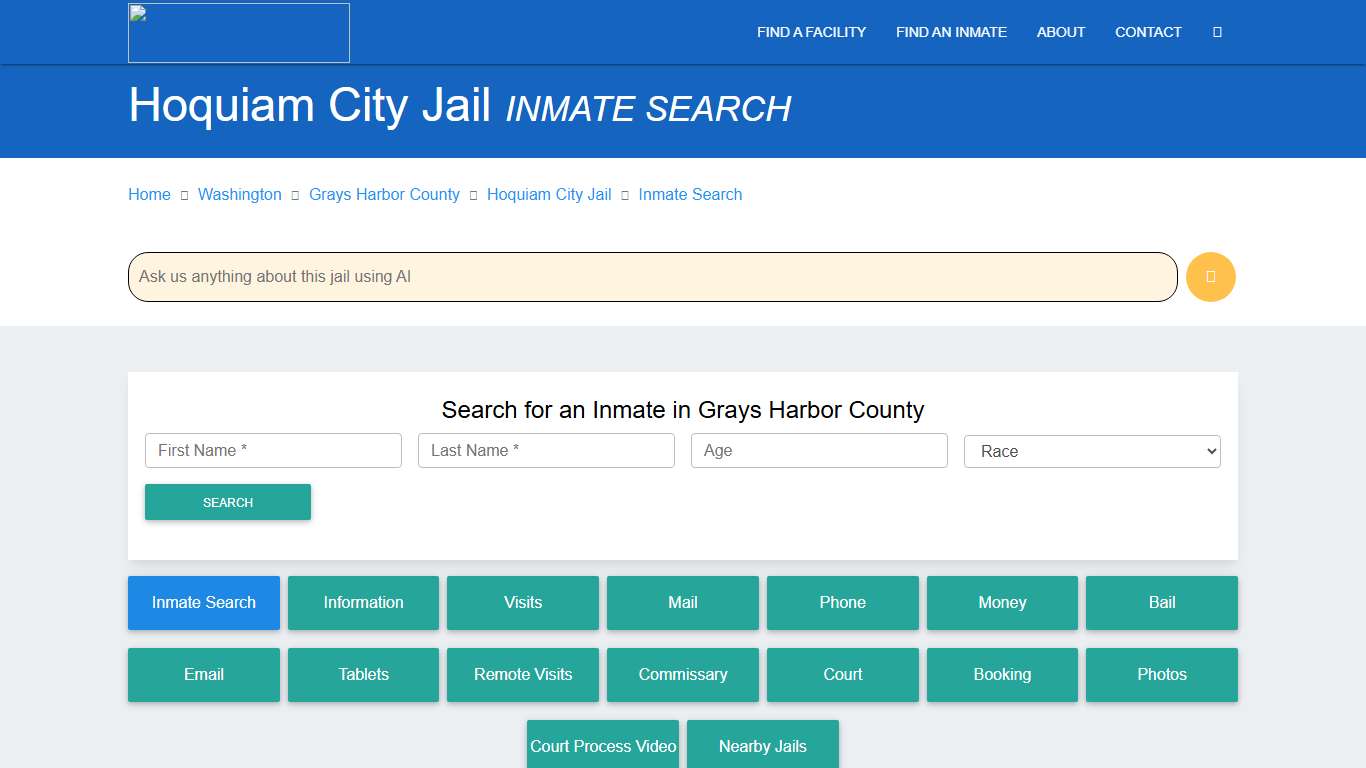 Grays Harbor County Inmate Search & Roster Find Inmates WA